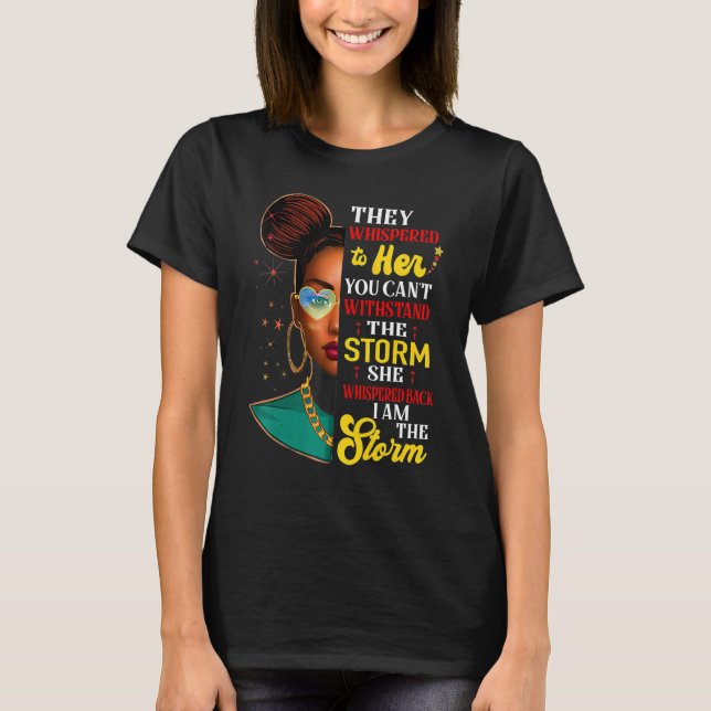 African Black History Shirts For Women I Am The St (Front)