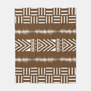 African Bogolan Decorative Blanket