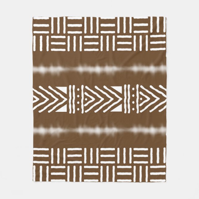 African Bogolan Decorative Blanket (Front)