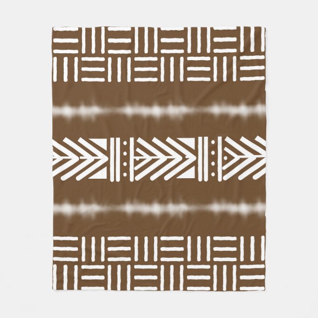 African Bogolan Decorative Blanket (Front)