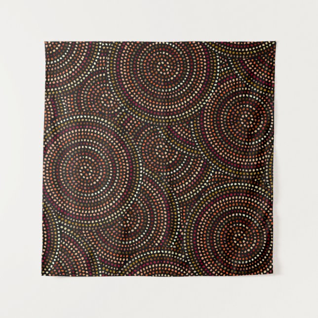 African Boho: Tribal Seamless Art. Tapestry (Front)