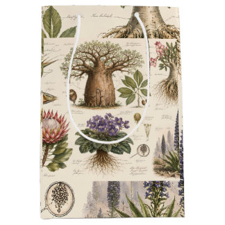 "African Botanical Atlas Medium Gift Bag