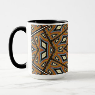 African Bricks Kaleidoscope Mug
