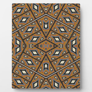 African Bricks Kaleidoscope Plaque