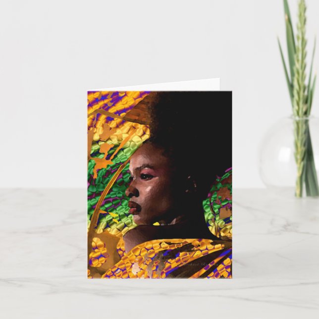 African Card (Front)