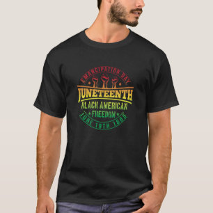 African Celebrate June 1865 Black American Freedom T-Shirt