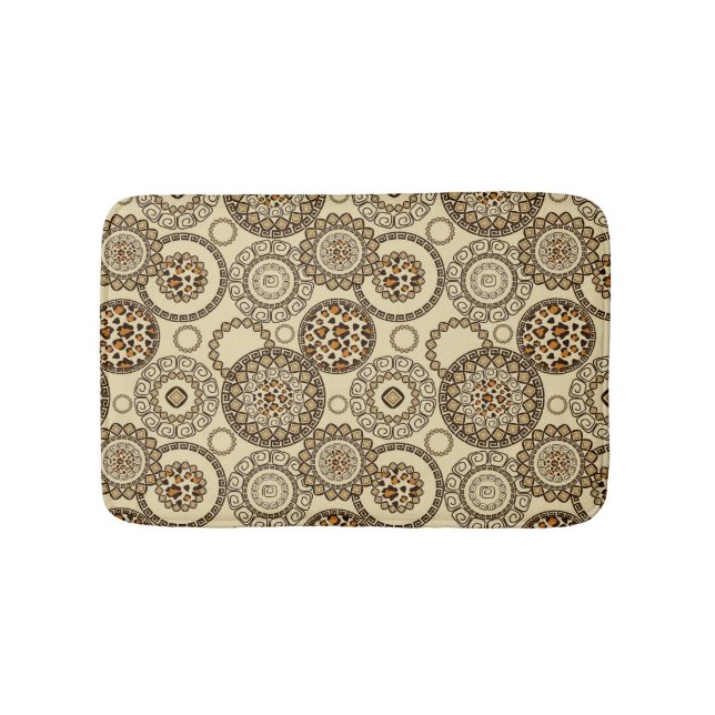 African cheetah skin pattern 3 bath mat (Front)