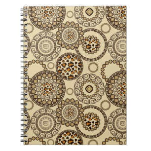 African cheetah skin pattern 3 notebook