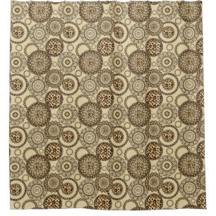 African cheetah skin pattern 3 shower curtain
