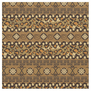 African cheetah skin pattern fabric