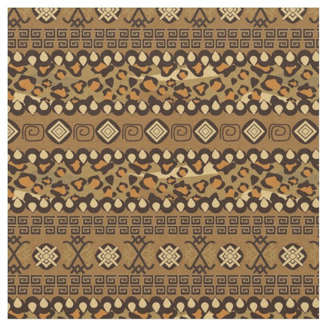 African cheetah skin pattern fabric (Close Up)