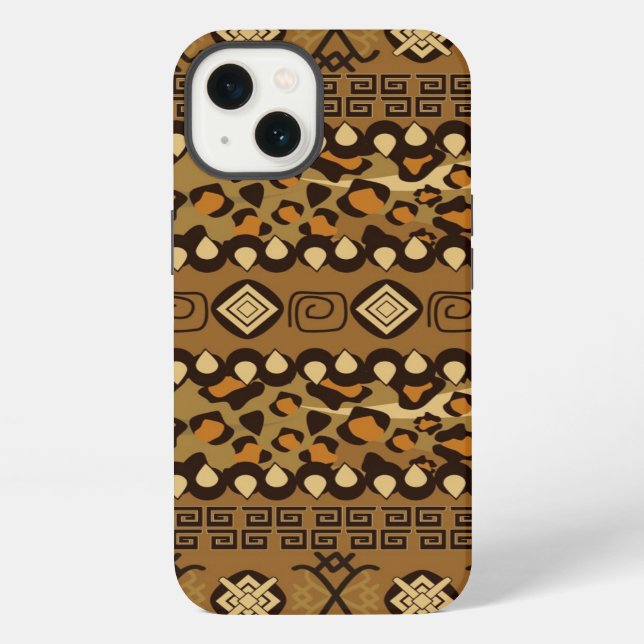 African cheetah skin pattern iPhone case (Back)