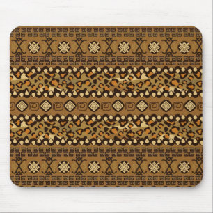 African cheetah skin pattern mouse mat