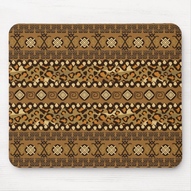 African cheetah skin pattern mouse mat (Front)