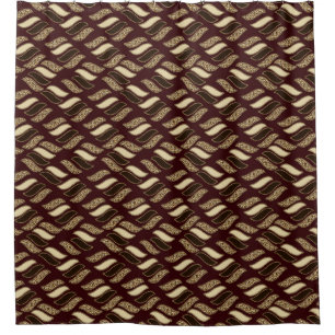 African cheetah skin pattern shower curtain