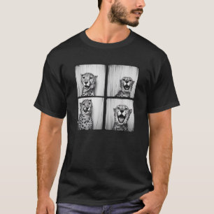 African Cheetah Zoo Photobooth Quirky Funny Safari T-Shirt
