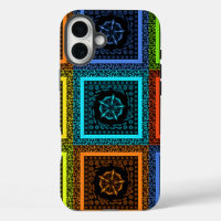 African Chequered Pattern Art Print