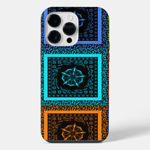 African Chequered Pattern Art Print iPhone 14 Pro Max Case