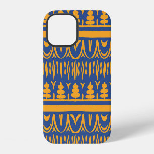 African Chevrons: Ethnic Tribal Pattern iPhone 12 Case