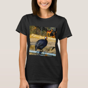 African Chicken galinha-d'angola or pintada-da-gui T-Shirt