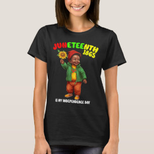 African Child Boy And Girl Is My Independence Day  T-Shirt