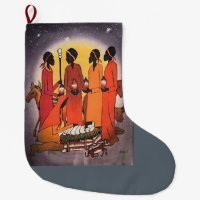 African Christmas Nativity Scene