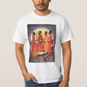 African Christmas Nativity Scene T-Shirt