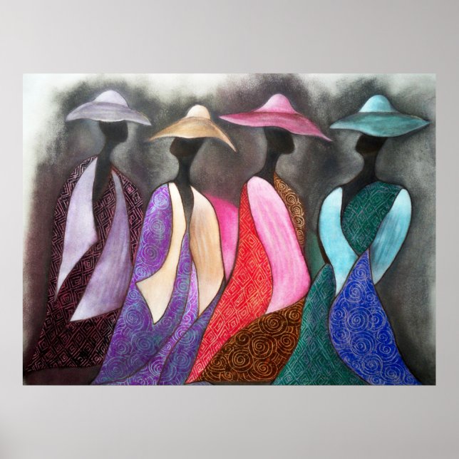 African Church Ladies Poster (Front)