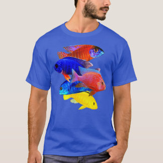 African Cichlids Peacock Cichlid Breeders Keepers  T-Shirt