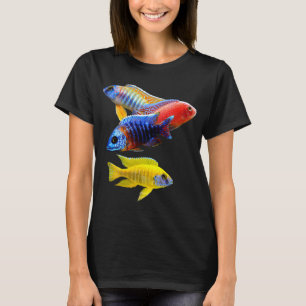 African Cichlids Peacock Cichlid Fish Freshwater A T-Shirt