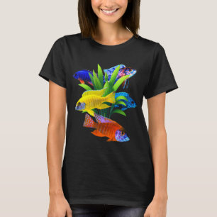 African Cichlids Peacock Cichlid Fish Freshwater A T-Shirt