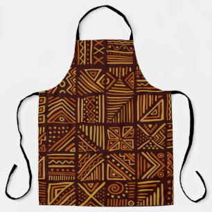 African clash seamless pattern in ethnic tribal st apron