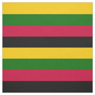 African Colours Stripes Pattern Design Fabric