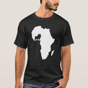 African Continent Art Travelling Africa Safari Art T-Shirt