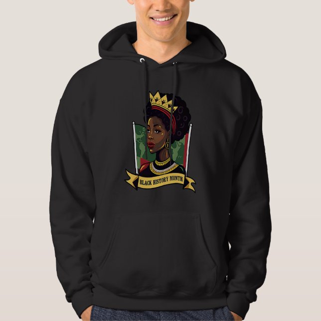 African Continent Black History  2 Hoodie (Front)