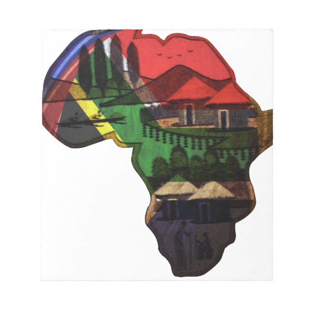 African continent notepad (Front)