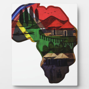 African continent plaque