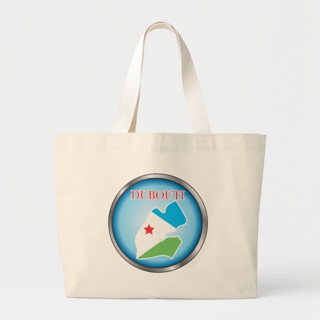 African country buttons large tote bag (Front)