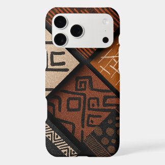 African culture designs on diagonal shapes