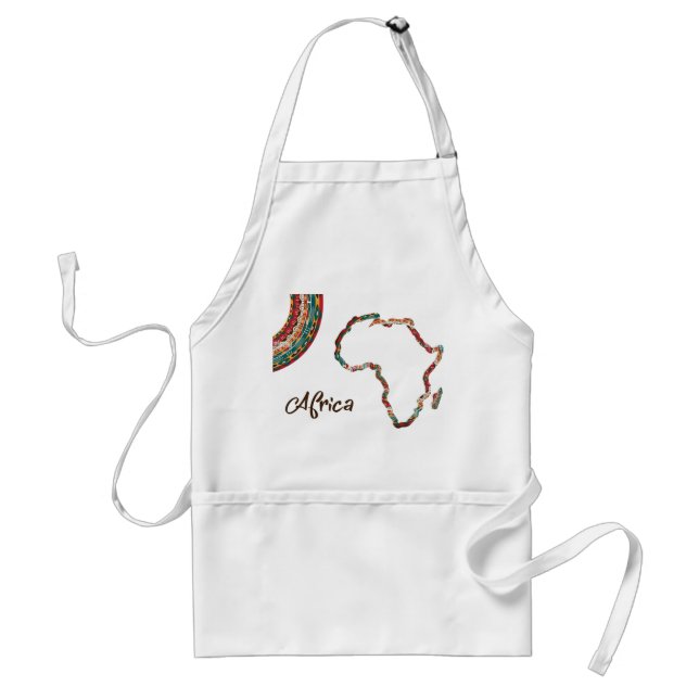 African culture in kitchen dress standard apron (Front)