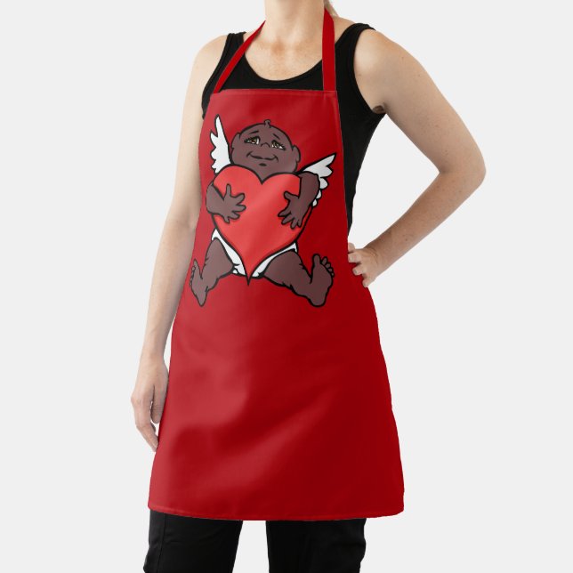African Cupid Love Aprons Valentine's Cupid Aprons (Insitu)