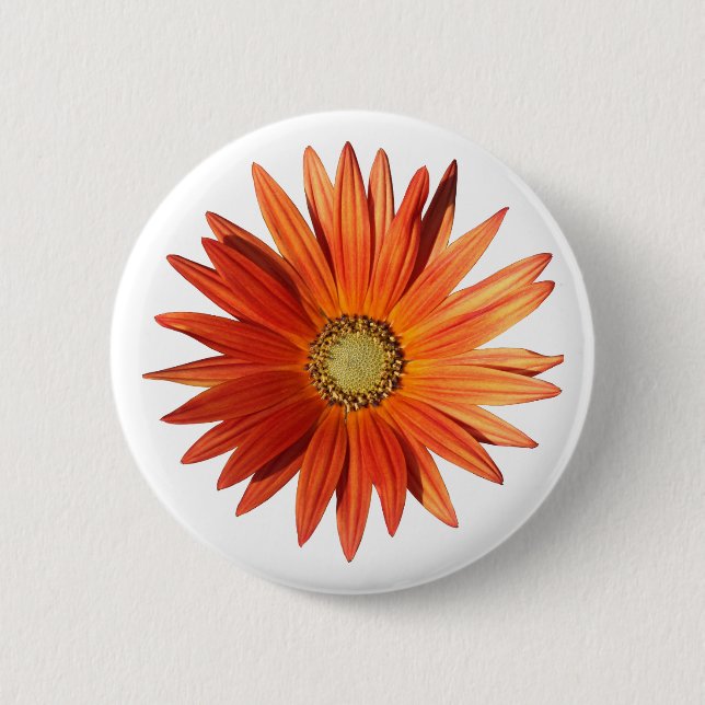 African Daisy 6 Cm Round Badge (Front)