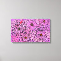 African Daisy Cape Daisies Pink Flowers Floral Art