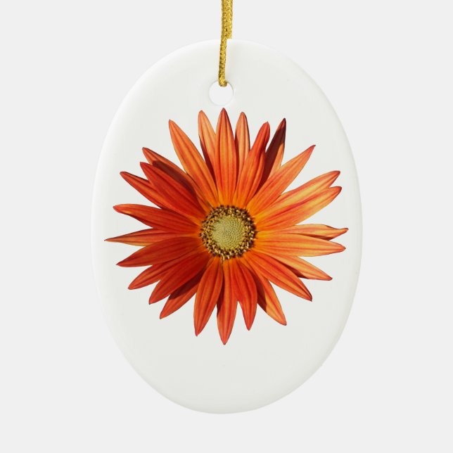 African Daisy Ceramic Tree Decoration (Front)