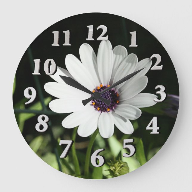 African Daisy Large Clock (Front)