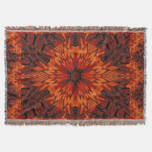 African Daisy Throw Blanket