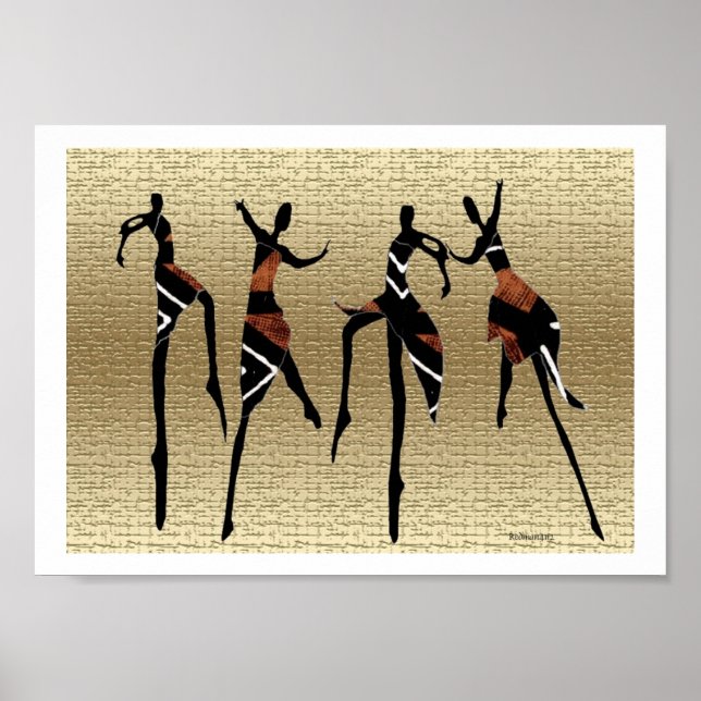 African Dance Group Poster (Front)