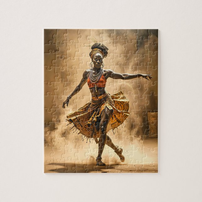 African Dancer Puzzle (Vertical)