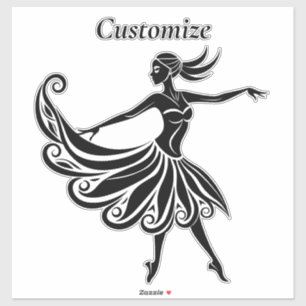 African Dancer Silhouette Art Thunder_Thunder_Cove
