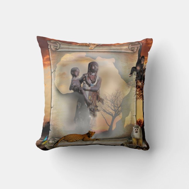 African decor cushion (Front)